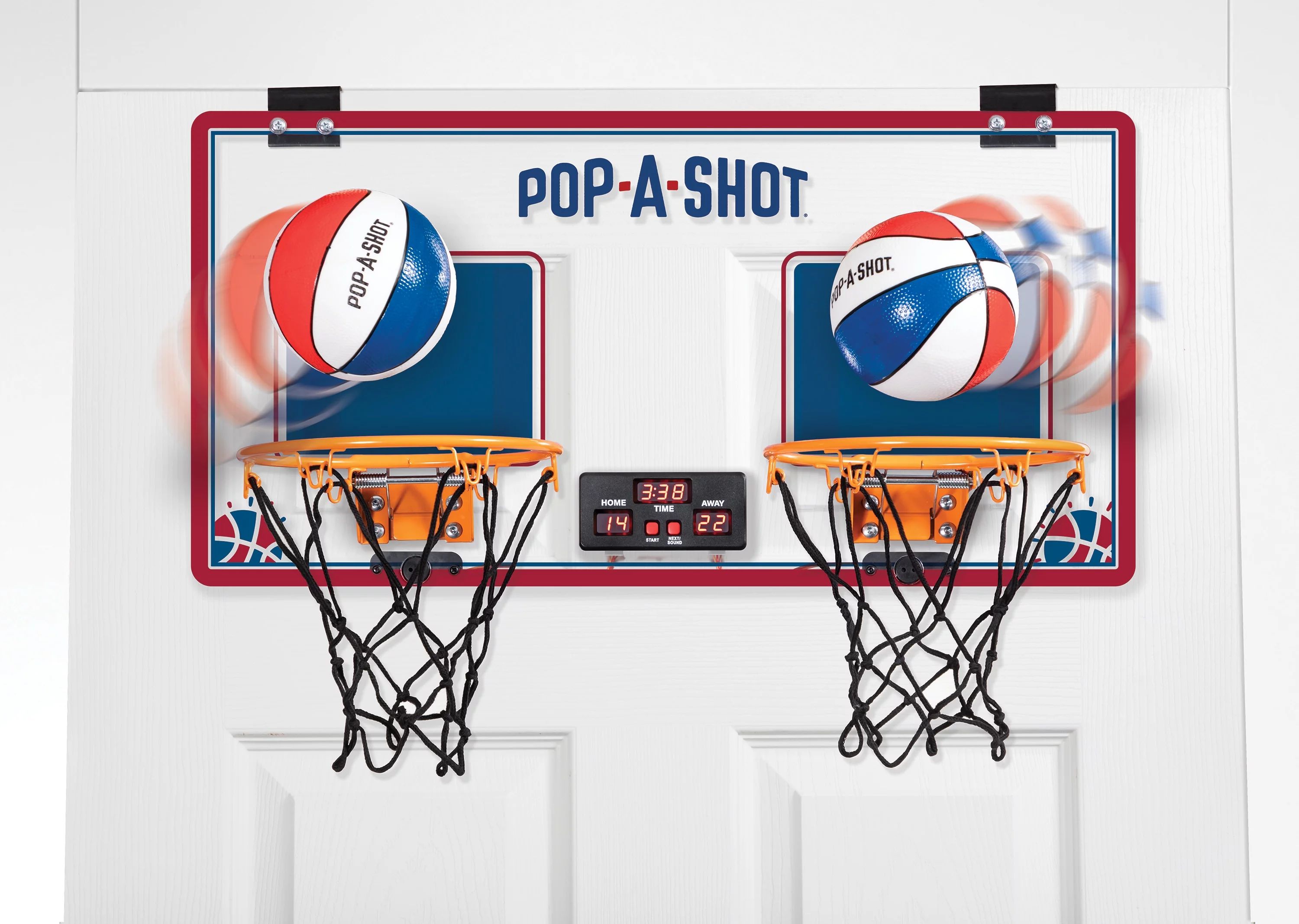 Pop-a-Shot Double Shot over the Door Basketball - Walmart.com | Walmart (US)