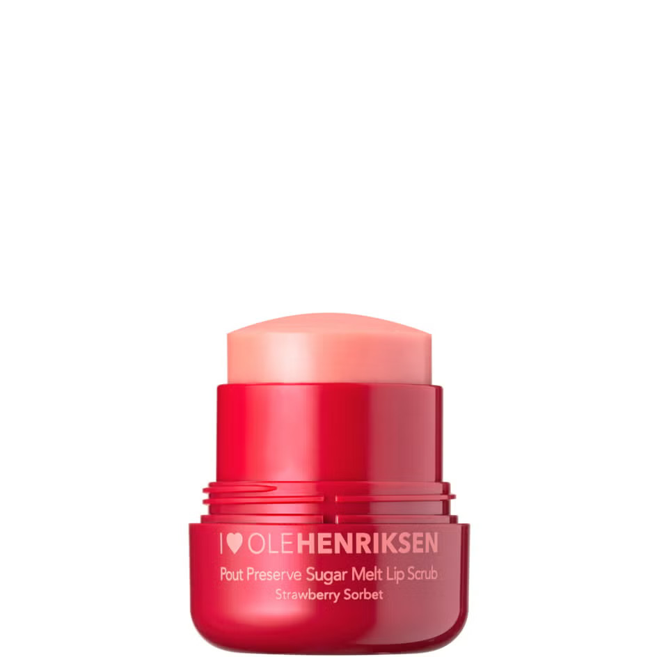Ole Henriksen Pout Preserve Sugar Melt Lip Scrub 8g - Strawberry Sorbet | Cult Beauty