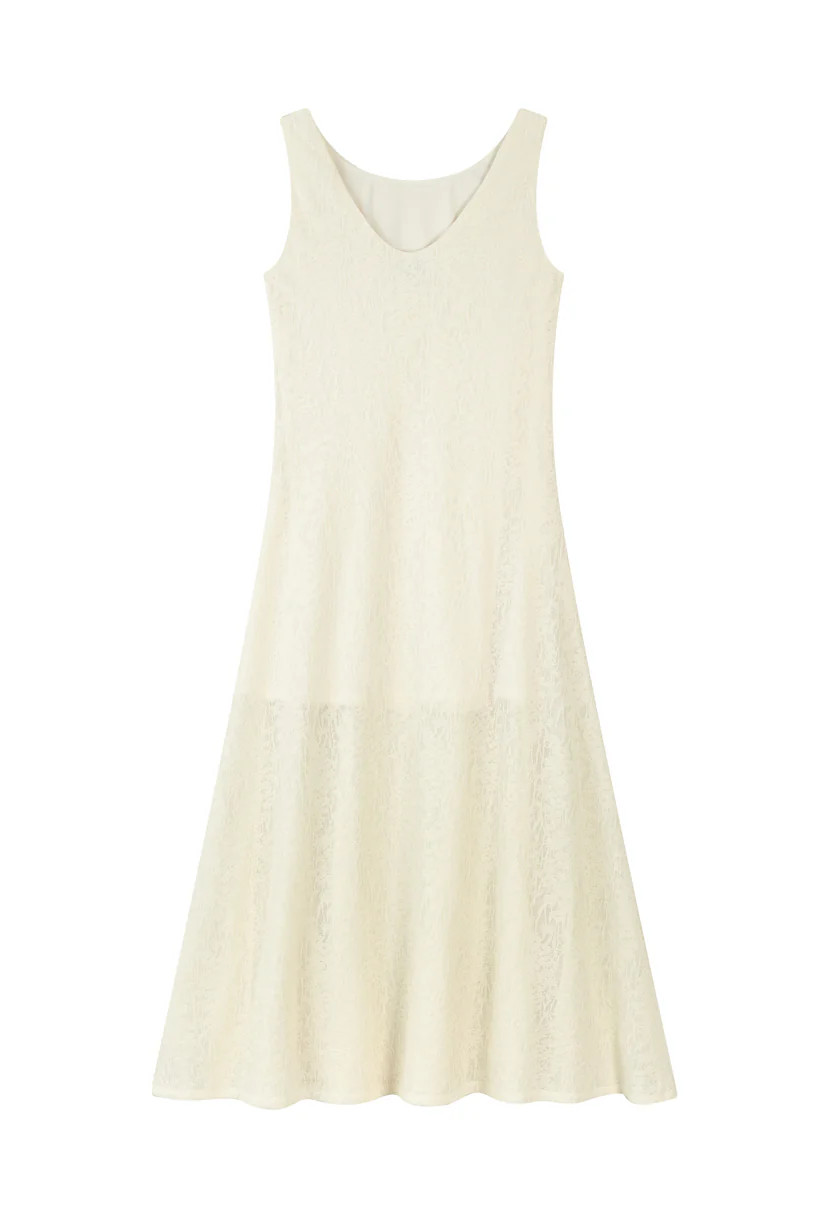 Gwynne Knit Dress - Ivory | Petite Studio NYC