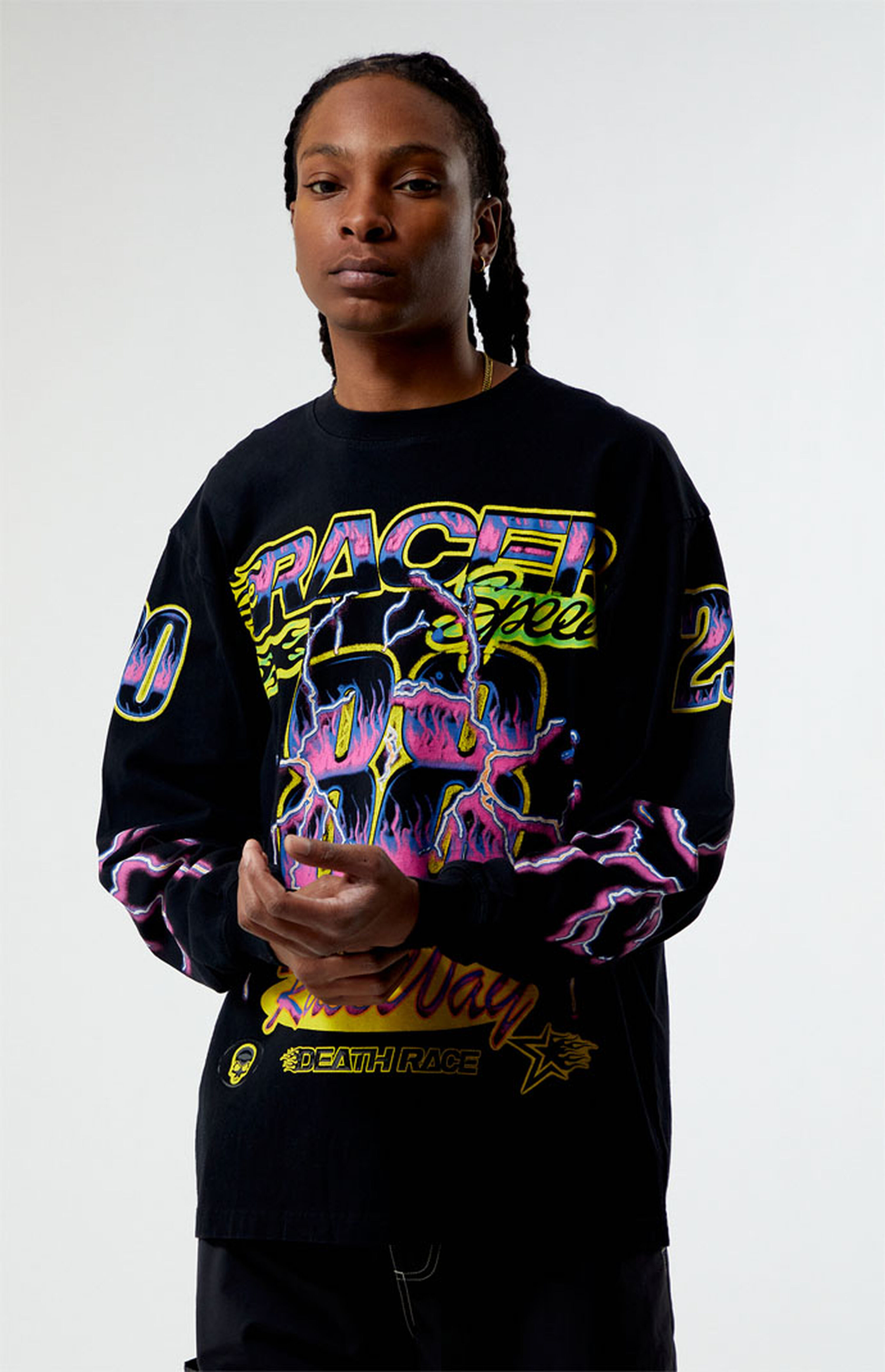 PacSun Racer 88 Oversized Long Sleeve T-Shirt | PacSun