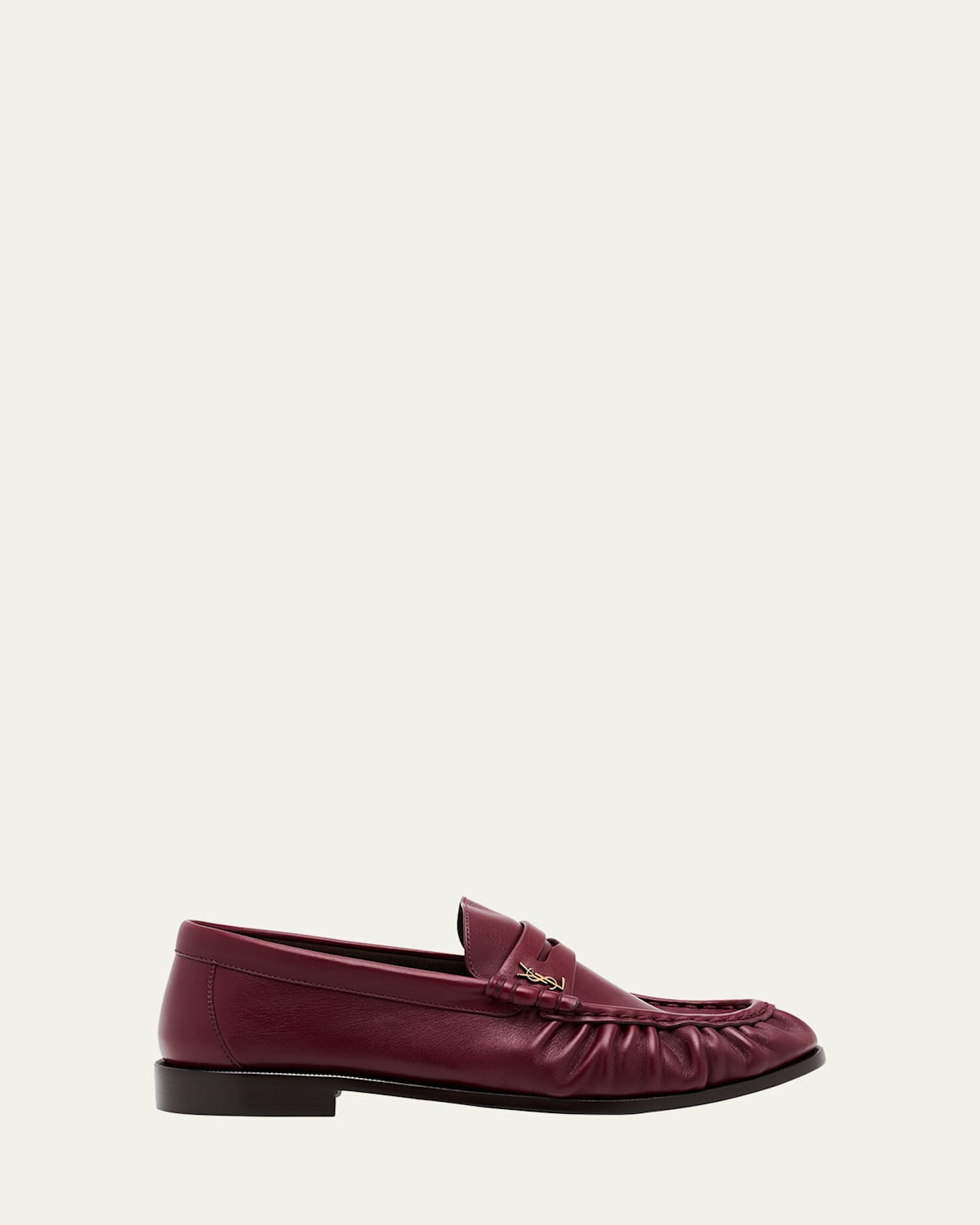 Le Leather YSL Penny Loafers | Bergdorf Goodman