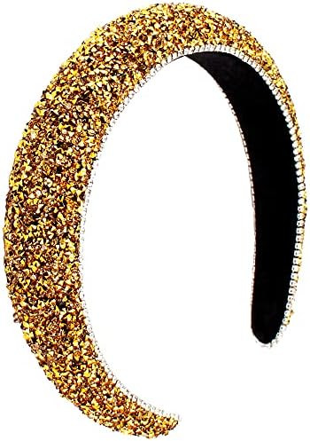 FASOTY Rhinestone Headbands for Women Christmas Fashion Handmade Crystal Diamond Bling Headbands ... | Amazon (US)
