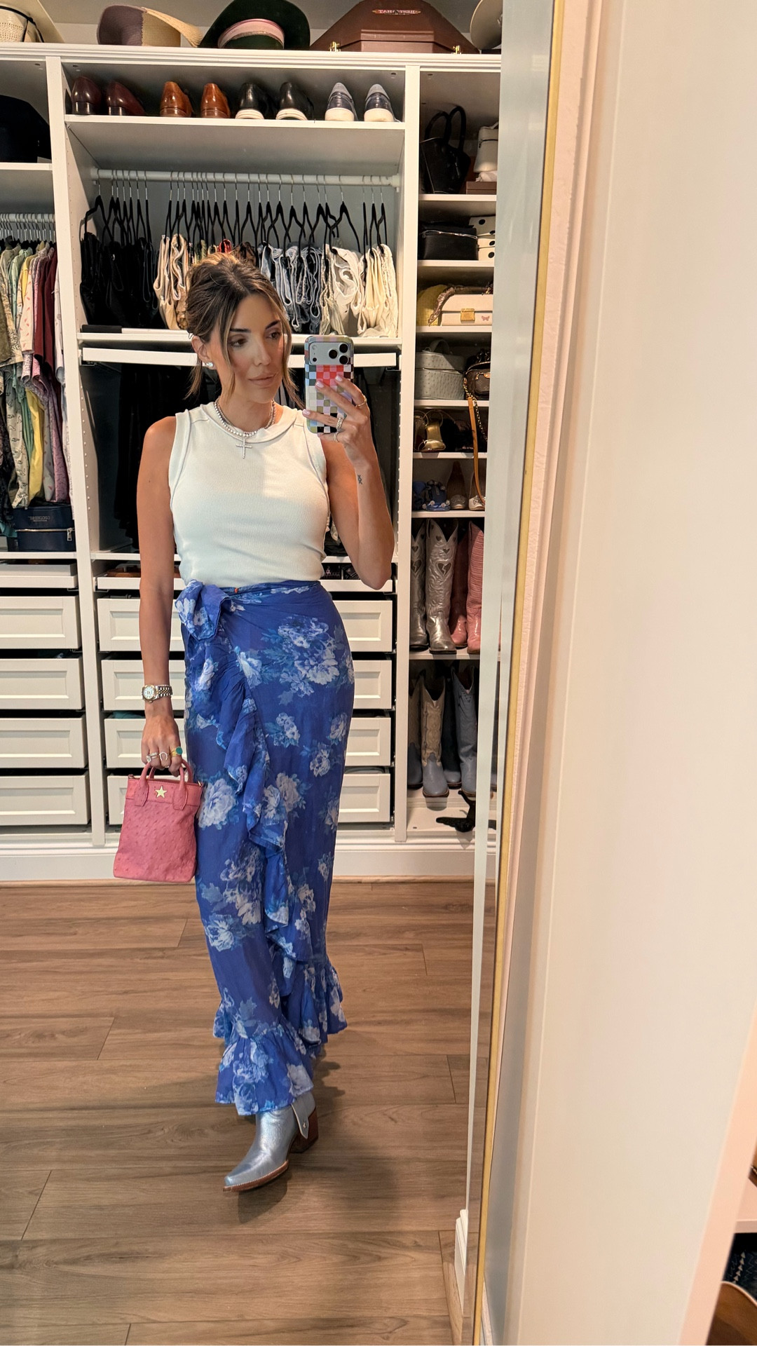 ootd for round top spring show! Yallll this skirt is a sarong but not see through so made the perfect rt skirt!! Obseesssed! Ordering more!

#LTKFestival #LTKootd