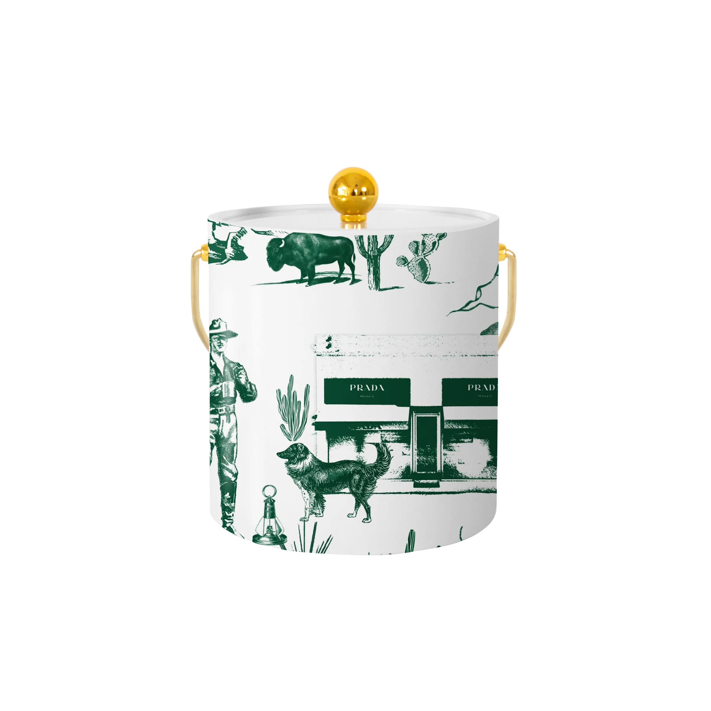 Marfa Toile Ice Bucket | Katie Kime Inc