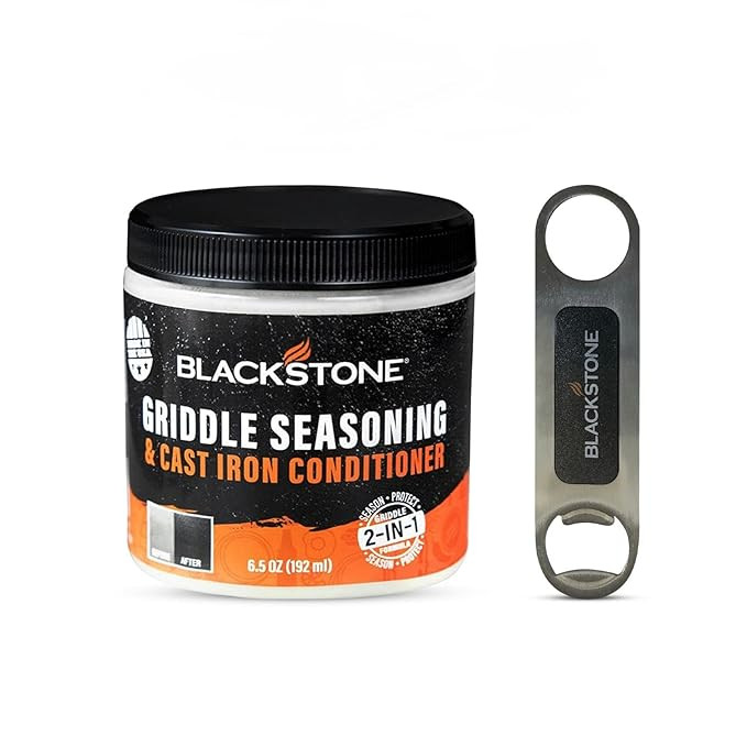 Blackstone 2-IN-1 Griddle & Cast Iron Seasoning Conditioner 6.5 OZ– Effective Seasoning Rub For... | Amazon (US)