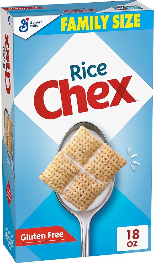 Rice Chex Gluten Free Breakfast Cereal, Made with Whole Grain, Homemade Chex Mix ingredient, Fami... | Amazon (US)