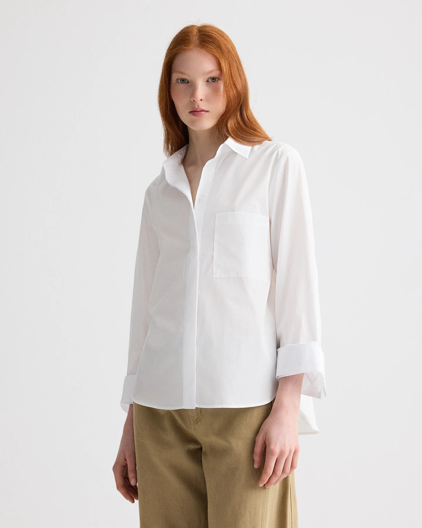Women's White Boyfriend Shirt | TWP Clothing | TWP