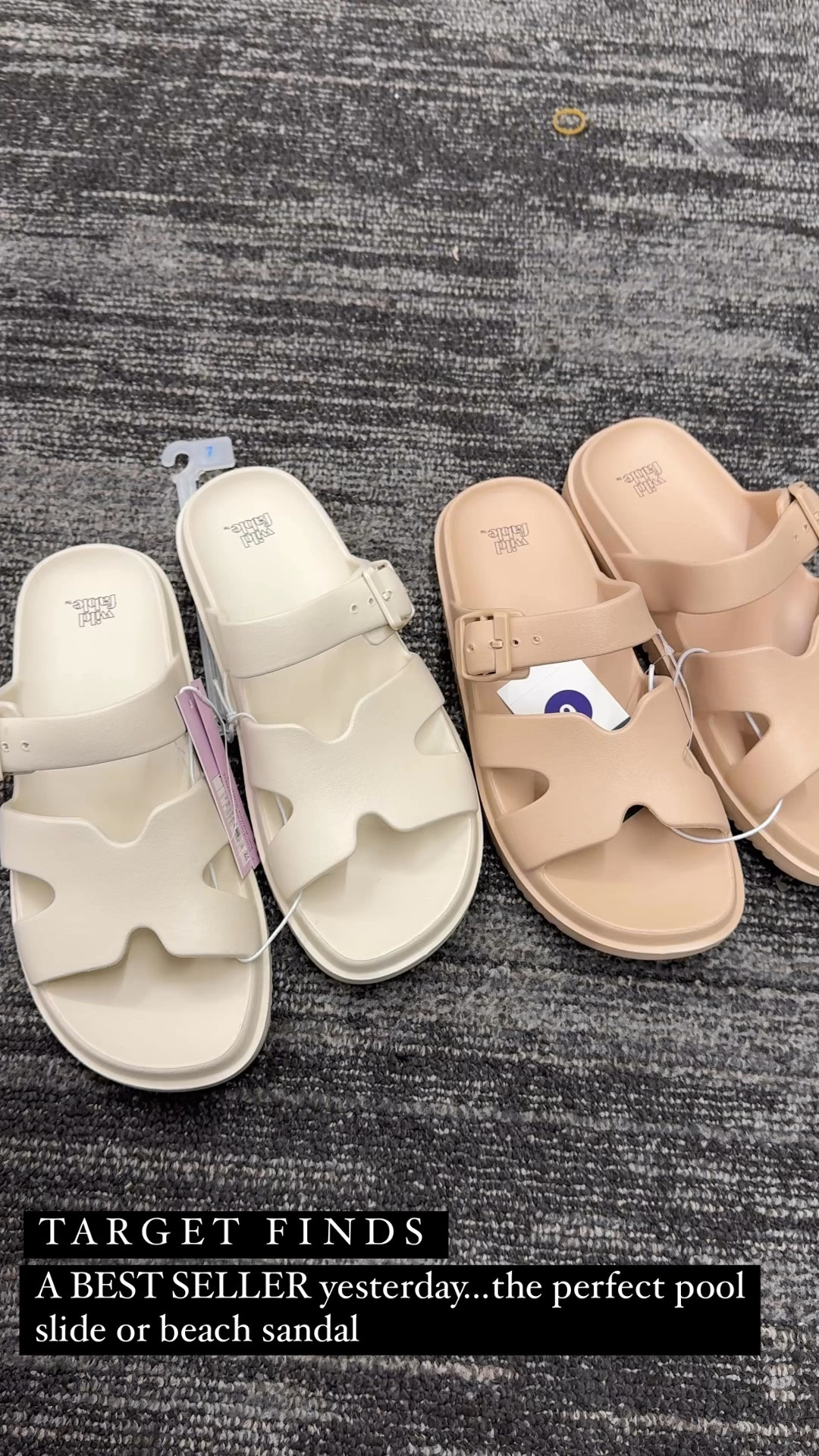 The best selling pool slide, the perfect spring break, vacation sandal that you’ll wear all spring into summer.
Tab sandals | white sandals | resort wear | swim | target finds | target style

#LTKFindsUnder50 #LTKSeasonal #LTKShoeCrush