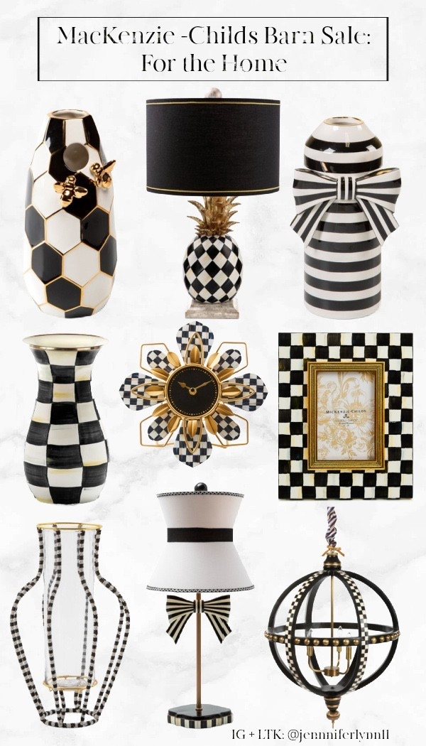 MacKenzie-Childs is having their annual Barn sale! So many great pieces are on sale. MacKenzie-Childs are the pieces that you can use from season to season, pass down to future generations + are part of making memories with your people! 

#LTKSeasonal #LTKHome #LTKSaleAlert