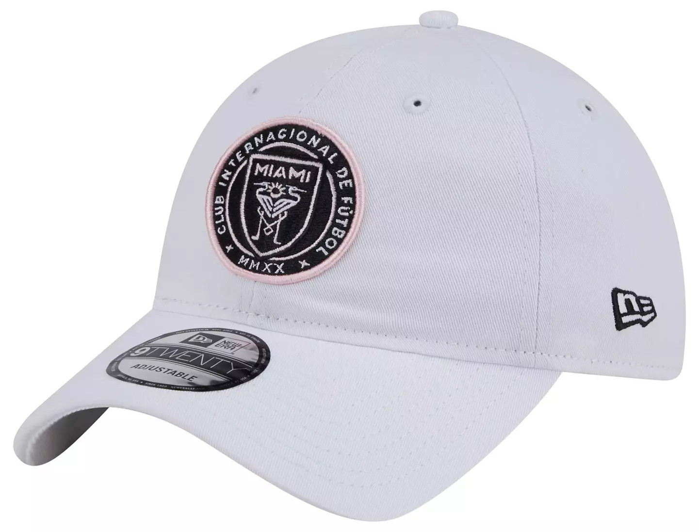 New Era Adult Inter Miami CF Alternate 9Twenty White Adjustable Hat | DICK'S Sporting Goods