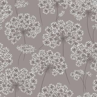 30.75 sq. ft. Angelica Grey Peel and Stick Vinyl Wallpaper | The Home Depot