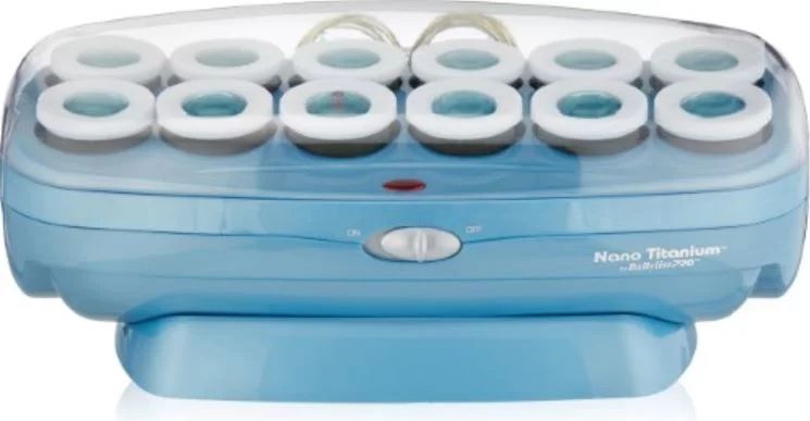 ($54.99 Value) BaBylissPRO Nano Titanium Ceramic Hair Rollers, Blue, 12 | Walmart (US)