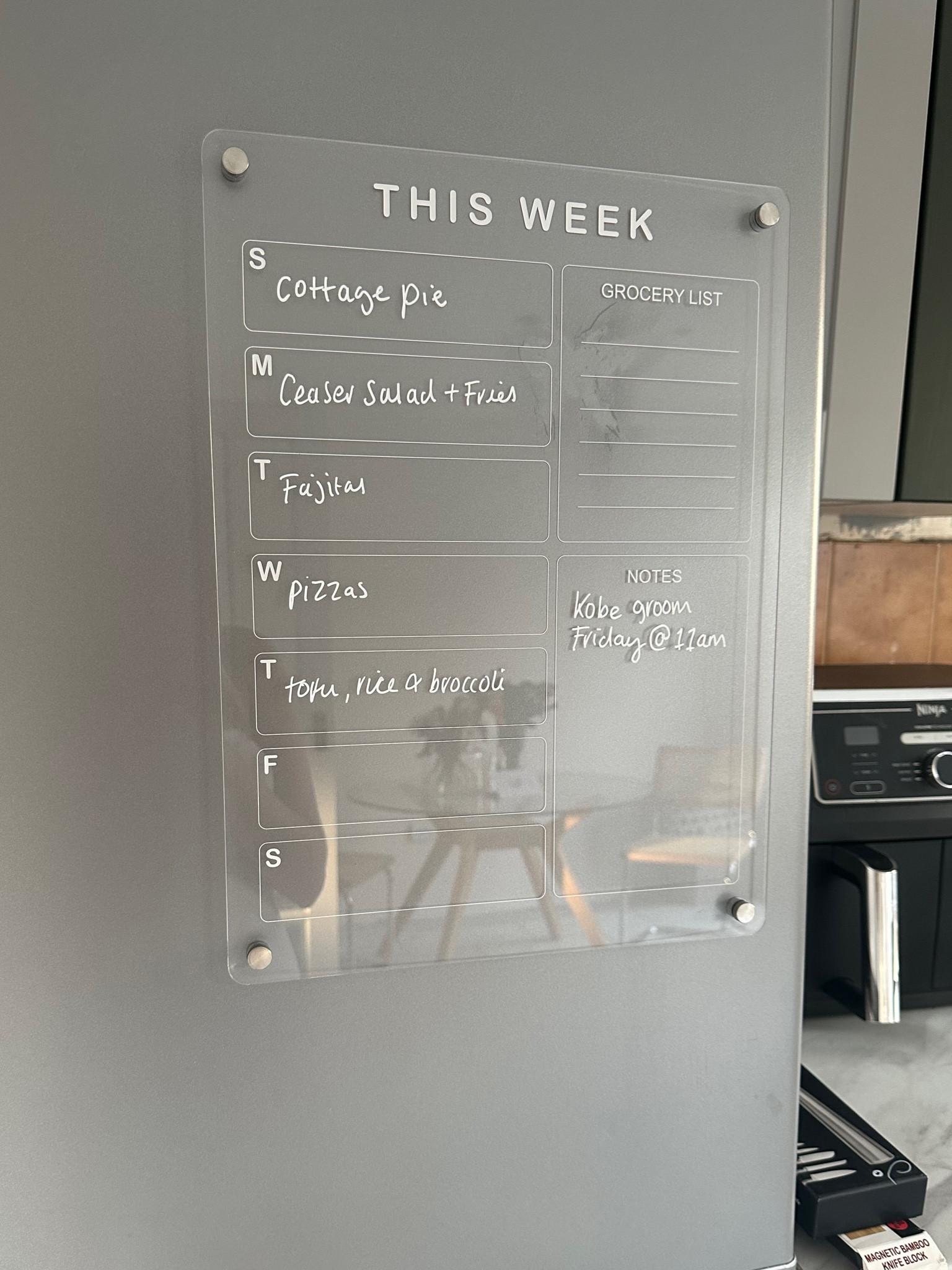 Weekly plan fridge magnets, food planner, weekly list, home wear, kitchen must haves, Amazon finds 

#LTKhome #LTKeurope #LTKSeasonal
