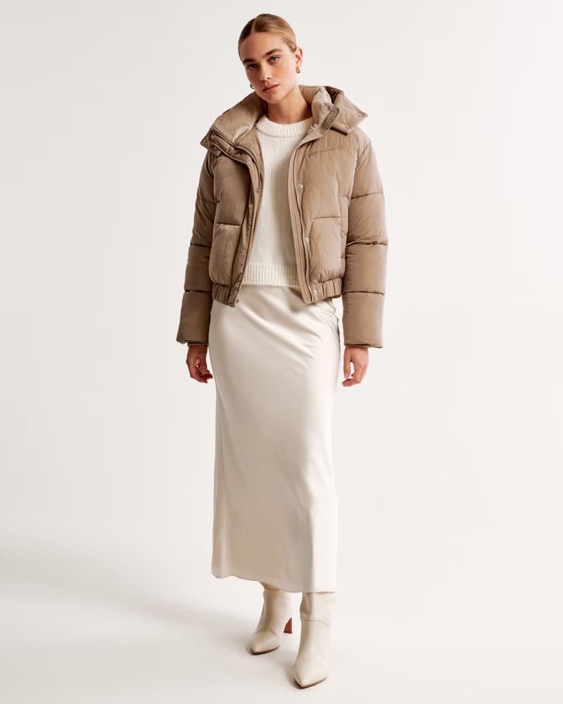 Women's Ultra Mini Puffer | Women's Coats & Jackets | Abercrombie.com | Abercrombie & Fitch (US)