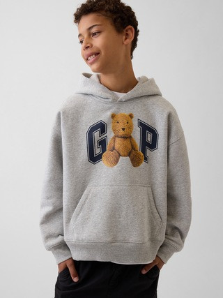 Kids VintageSoft Brannan Bear Logo Hoodie | Gap (US)