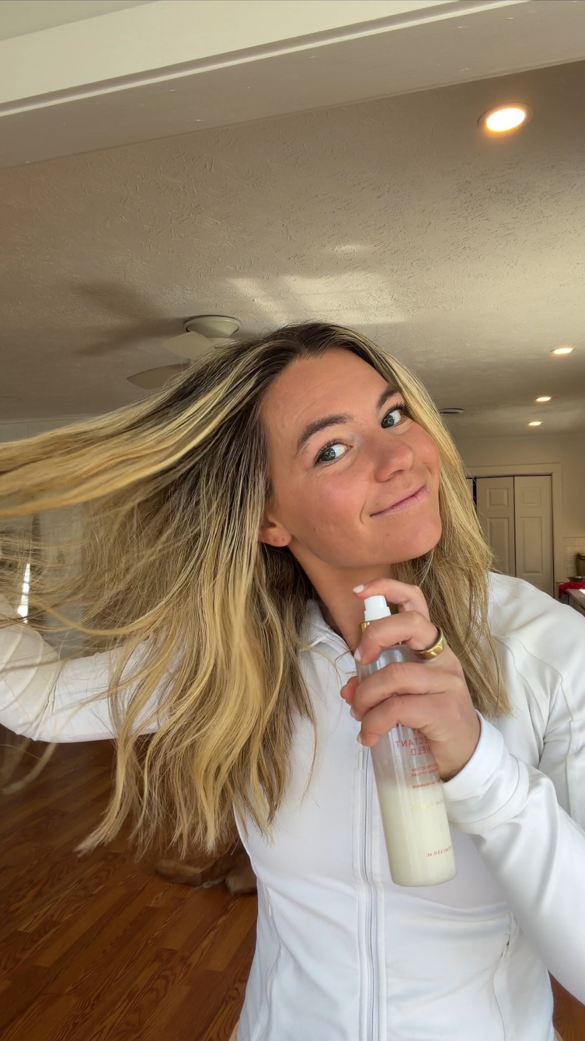 This heat protectant has been a staple in my routine 🤍 It keeps my hair feeling soft, hydrated, and protected without weighing it down.

If you’re using heat on your hair, this is one of those non-negotiables.

clean heat protectant, non toxic haircare, hair routine, healthy hair products, heat protection spray, clean beauty, everyday hair routine, damaged hair repair, blowout routine

#LTKBeauty #LTKmorningroutine #LTKgrwm