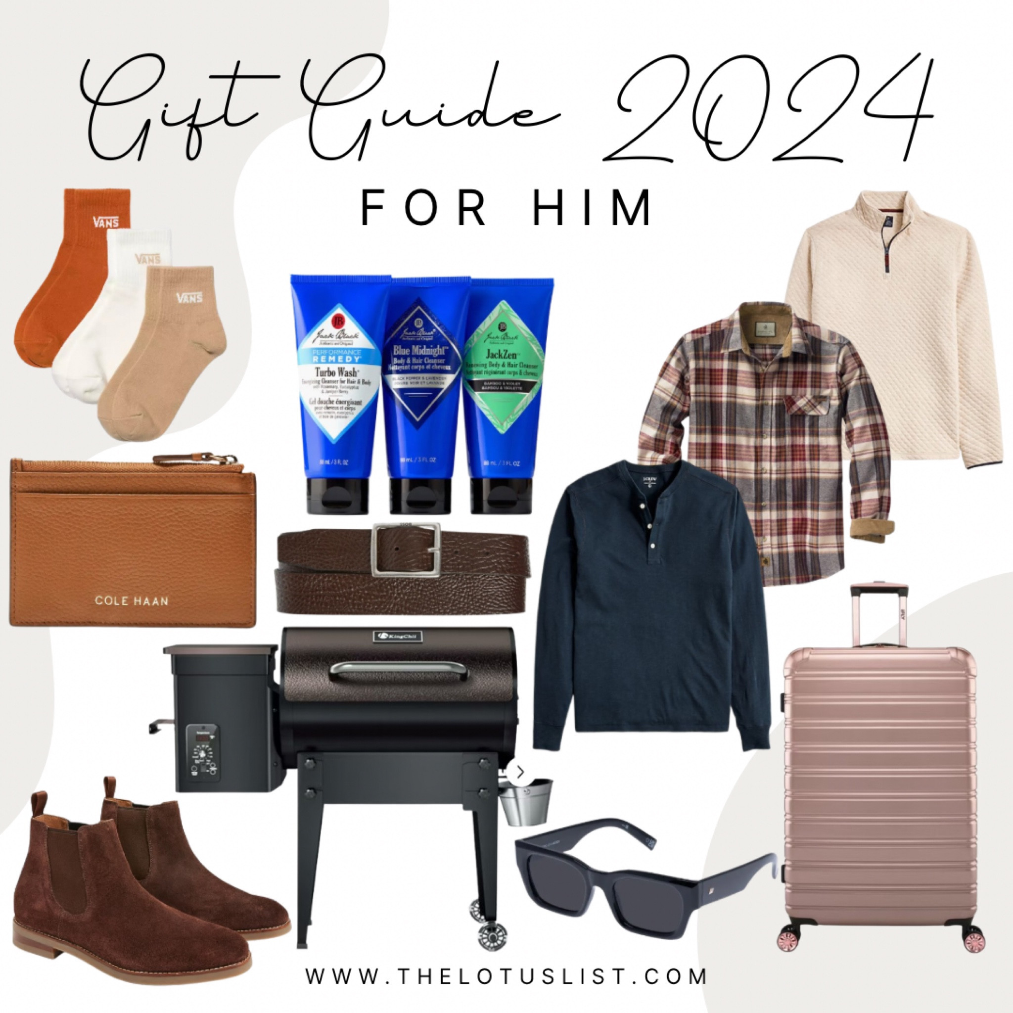 Gift Guide 2024 - For Him

LTKseasonal / LTKsalealert / LTKstyletip / LTKbeauty / LTKshoecrush / ltkfindsunder100 / ltkfindsunder50 / gift guide for him / gifts for him / gift for him / gift guide / gift guides / gift mà for husband / husband gifts / boyfriend gifts / brother gifts / dad gifts / suitcase / luggage / boots / men’s shoes / men’s boots / Cole haan / card case / wallet / men’s wallet / socks / men’s socks / men’s shirts / long sleeves shirts / men’s button down shirts / men’s sunglasses / sunglasses / sale / sale alert 

#LTKMens #LTKHoliday #LTKGiftGuide