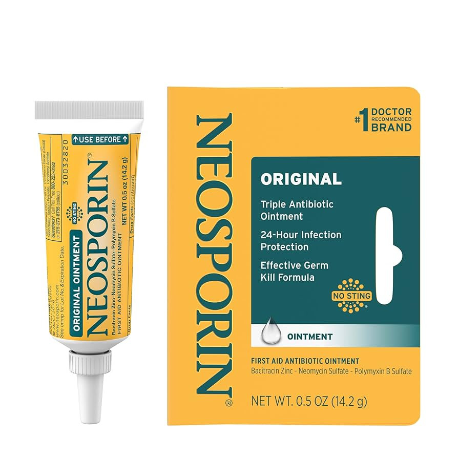 Neosporin Original First Aid Antibiotic Ointment with Bacitracin Zinc for Infection Protection, W... | Amazon (US)