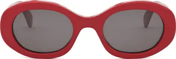 CELINE Triomphe 52mm Oval Sunglasses | Nordstrom | Nordstrom