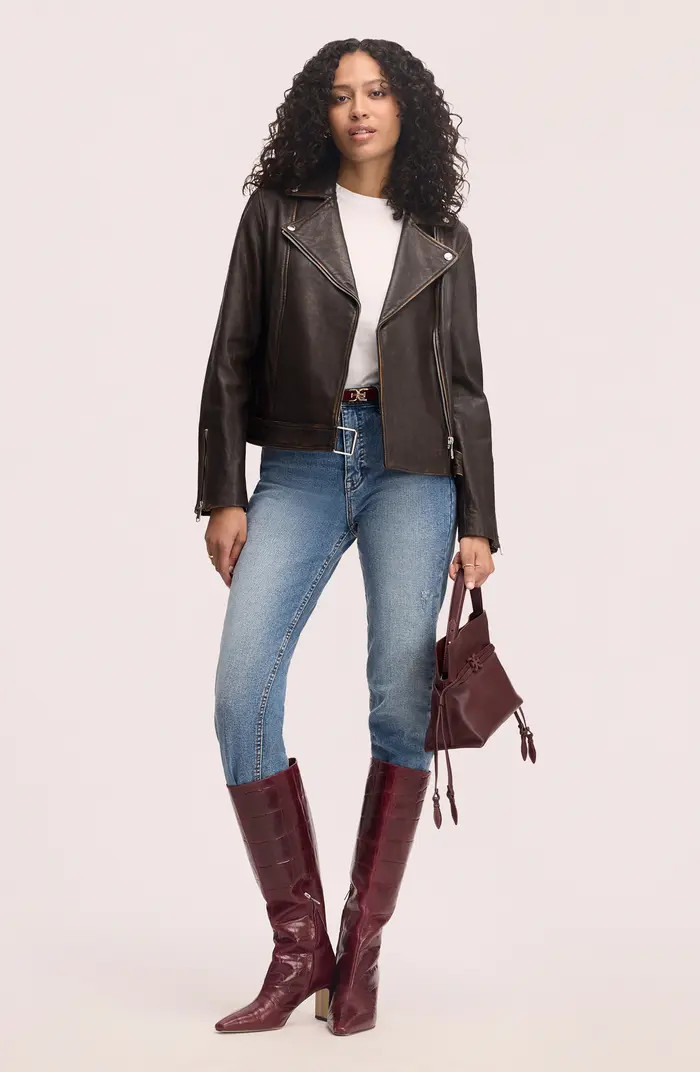 Small Poppy Drawstring Leather Crossbody Bag | Nordstrom