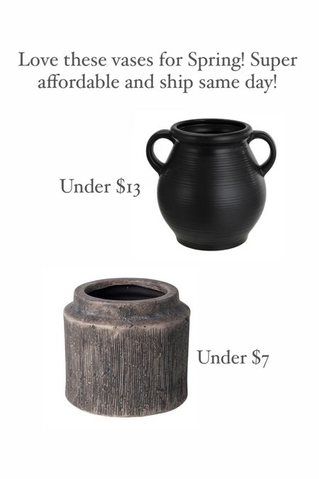 Love these vases for spring! Super affordable and ship the same day!

#LTKsalealert #LTKhome #LTKfindsunder50