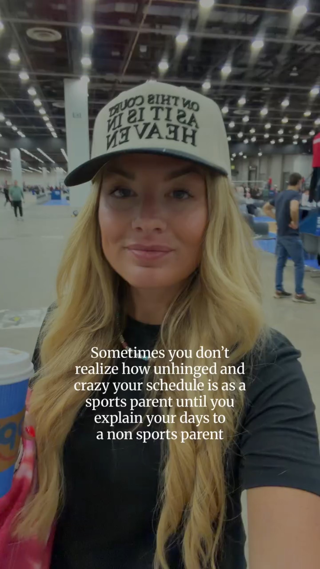 Explaining my weekend to a non sports parent feels like reading a travel itinerary. 🤣🤣🤣 tag the sports who get it. 

#sportsmom #motherhood #volleyballmom #baseballmom #basketballmom | youth sports | sports life | travel ball | Presidents’ Day challenge | aau volleyballs
