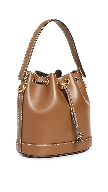 Monogram Leather Bucket Bag | Shopbop