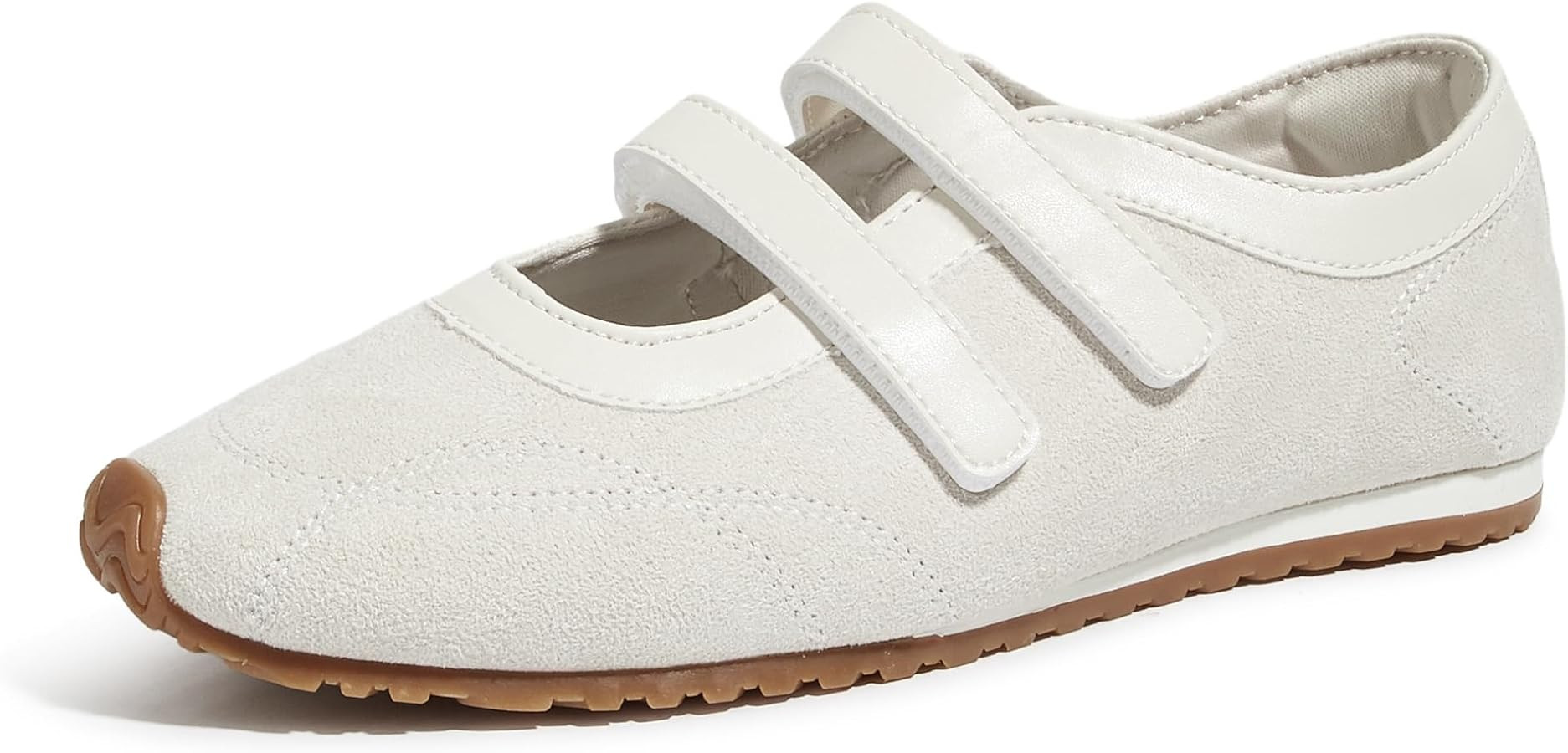 LUCKY STEP Women's Classic Mary Jane Flats Fashion Retro Sneakers Casual Thin Sole Hook and Loop ... | Amazon (US)