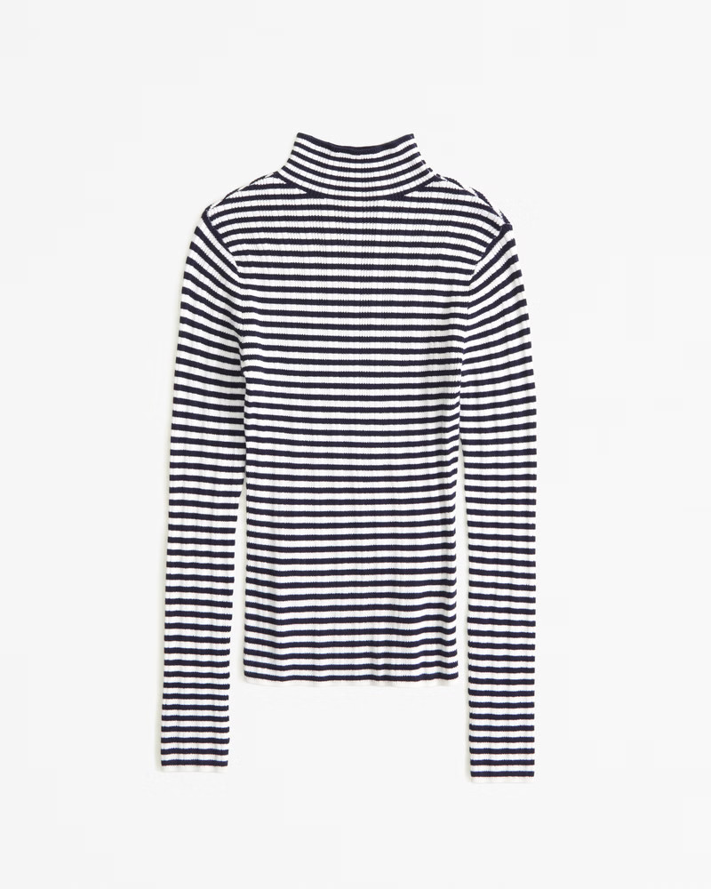 Slim Rib Turtleneck Sweater | Abercrombie & Fitch (US)