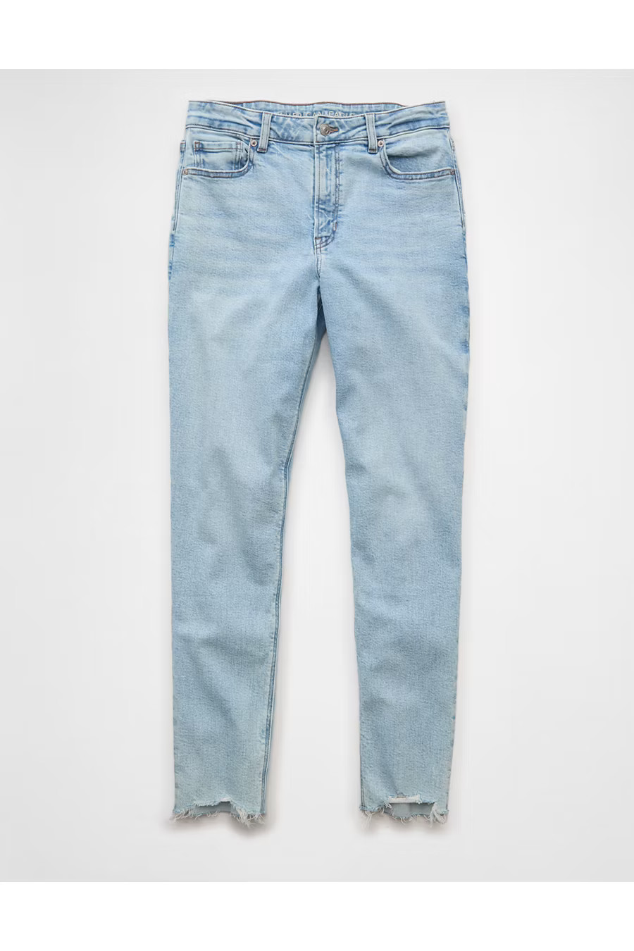 AE Stretch Mom Jean Women's Skylight 4 X-Long | American Eagle Outfitters (US & CA)