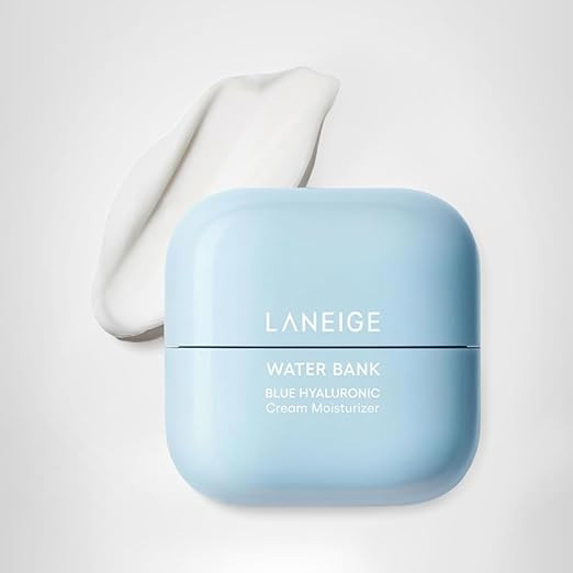 LANEIGE Water Bank Blue Hyaluronic Cream Moisturizer: Hydrating Korean Face Cream with Squalane &... | Amazon (US)