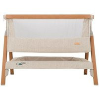 Tutti Bambini CoZee Bedside Crib - Scandinavian Walnut/Ecru | Natural Baby Shower UK