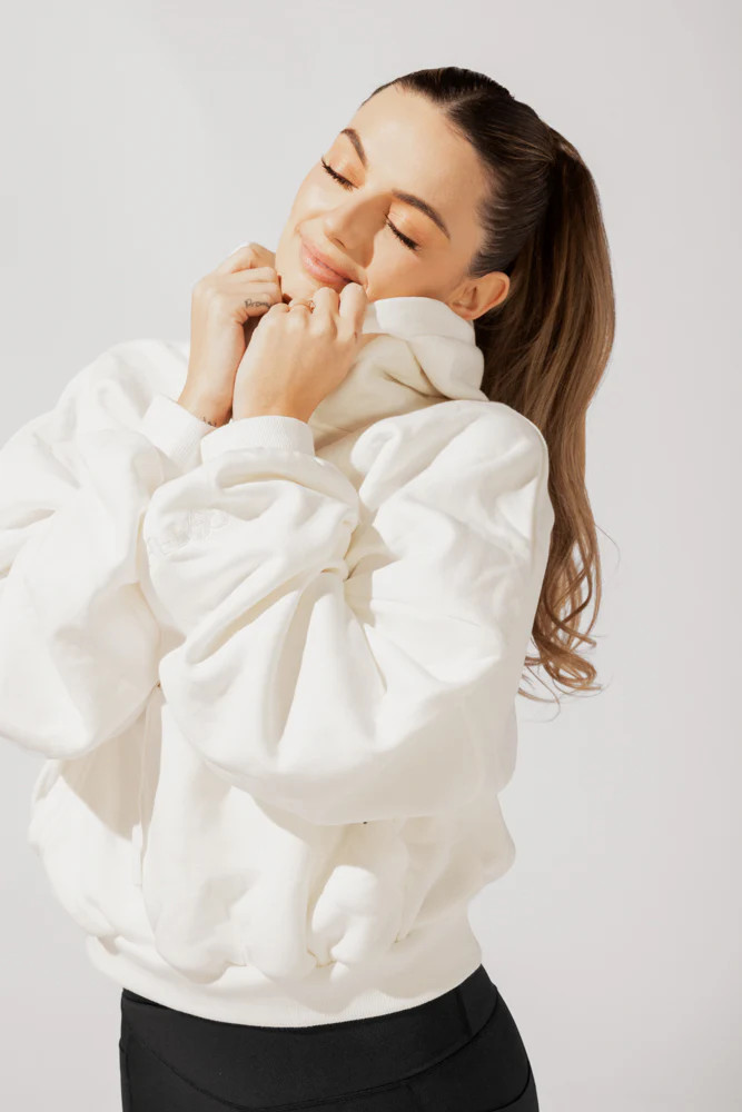 Pullover Cloud Hoodie - White | POPFLEX