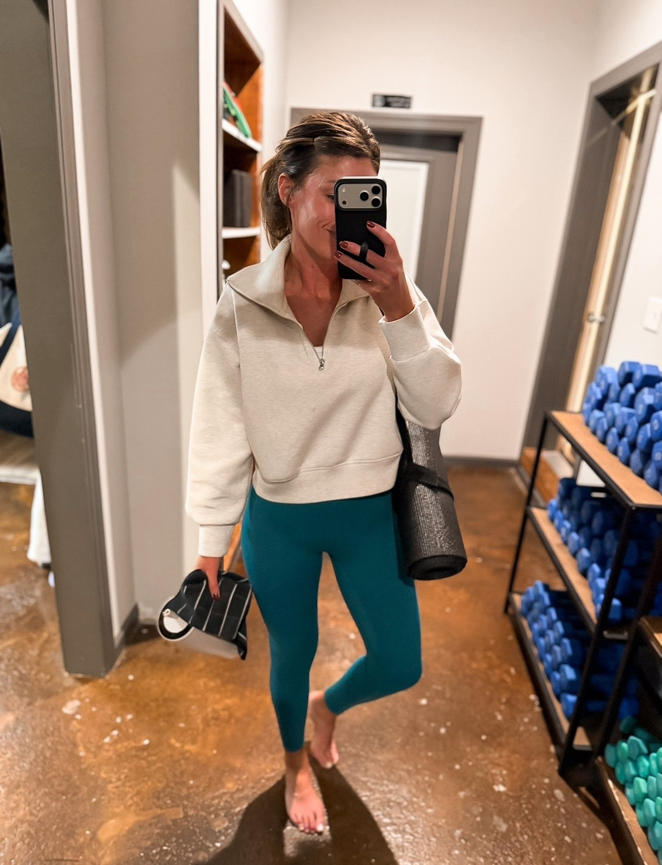 The best leggings + underwear combo for workouts!!! 
Leggings have no front seam and stay put!! 
Wearing medium 

#LTKActive #LTKootd