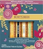 Burt's Bees Gifts, 4 Lip Balm Products, Balm Bouquet Spring Set - Classic Beeswax, Vanilla Bean, ... | Amazon (US)