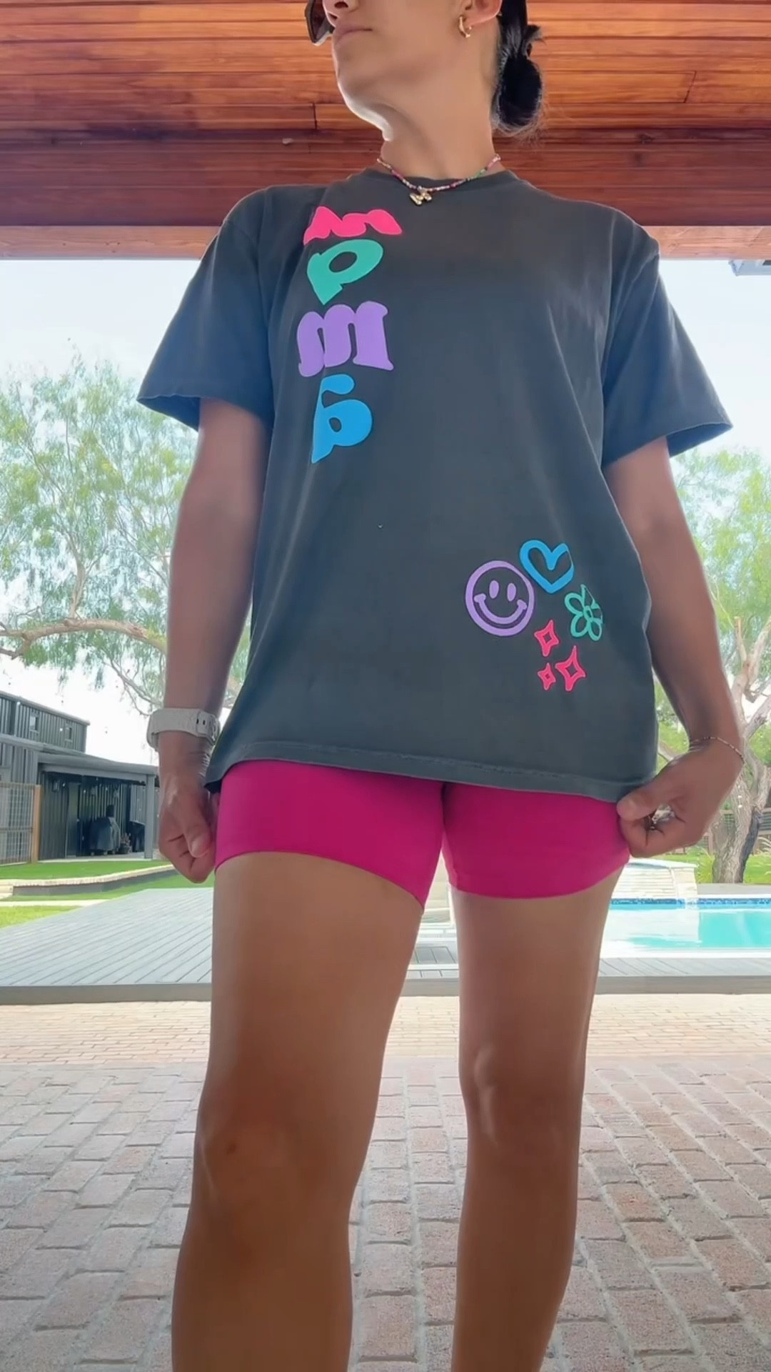 Give me all the oversized tees and bikers please 
#momfashion #summerfashion

#LTKSummerEdit #LTKActive #LTKStyleTip