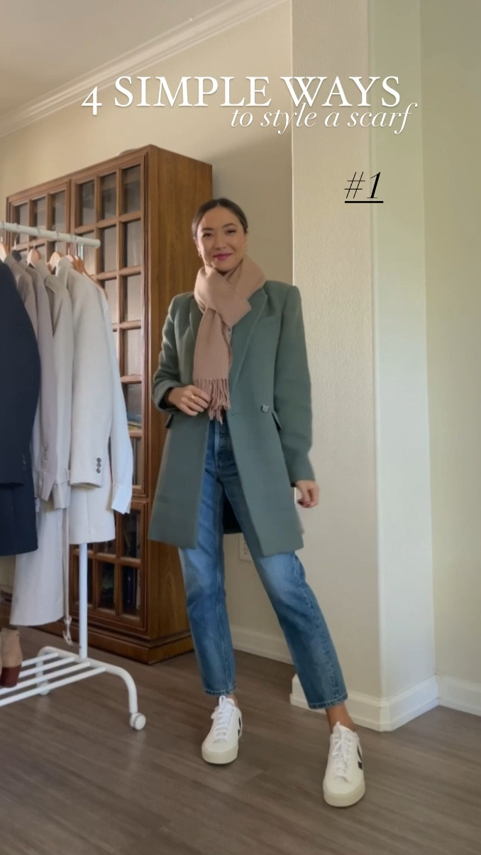 4 simple ways to wear a scarf
Wearing last seasons mango coat 
Scarf is old Abercrombie- linked similar from Mango 
Coats xs 
Jeans sized down one 
Veja campo sneakers tts 

Fall style / fall fashion/ fall outfits 

#LTKstyletip #LTKSeasonal #LTKunder100
