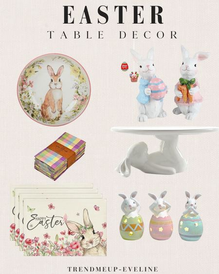 Easter table decor, Amazon finds, Easter decor, Easter table set, Easter baskets, Amazon decor. 


#liketkit #LTKhome #LTKSeasonal

