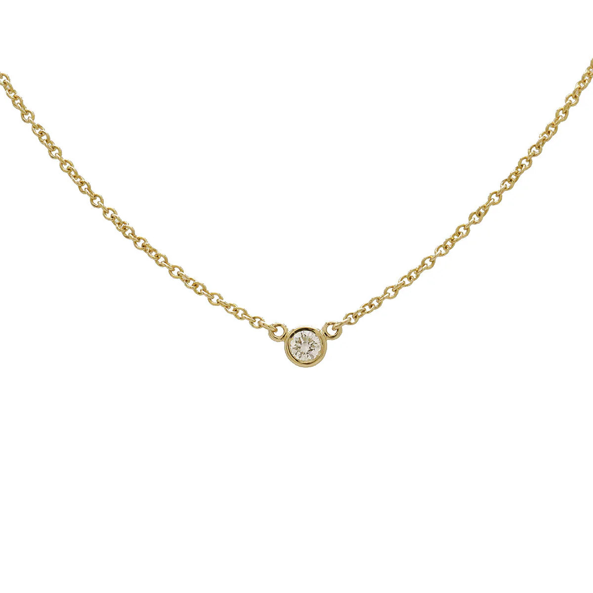 Tiffany & Co Elsa Peretti Diamond Necklace Pendant | Shop Simon