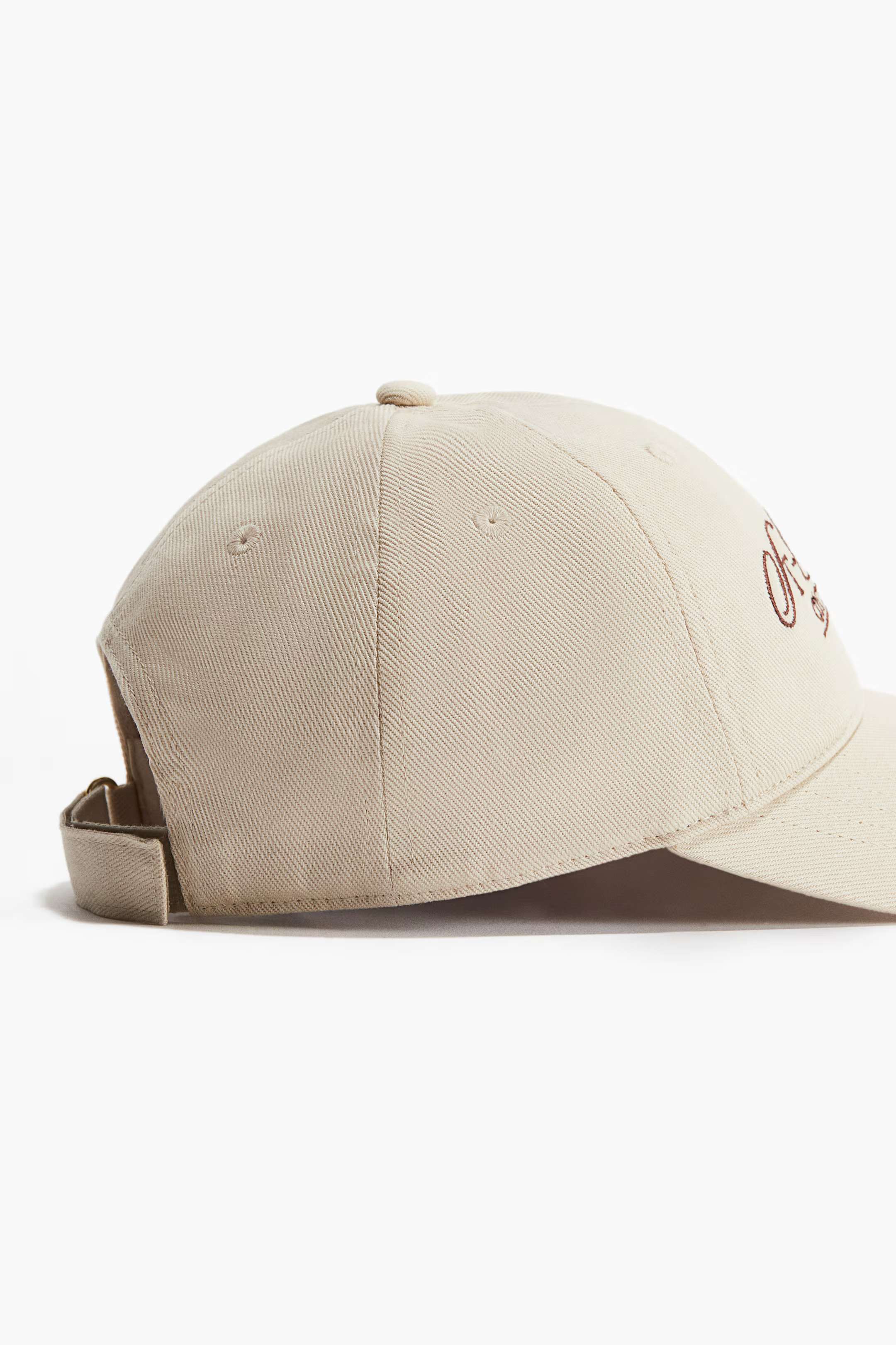 Embroidered-motif twill cap | H&M (UK, MY, IN, SG, PH, TW, HK)