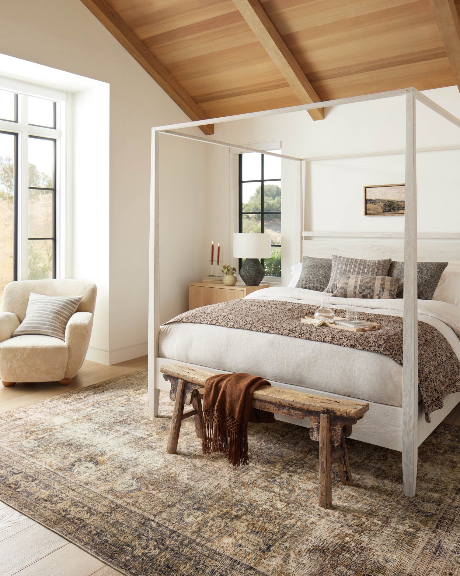 With a rich blend of bronze, navy and earth tones, the Morgan Sunset / Ink rug takes inspiration from the color palettes and motifs of vintage rugs. Made with durable materials, the intentional distressing is fade resistant and will stand the test of time even in high traffic areas. 



#LTKHome