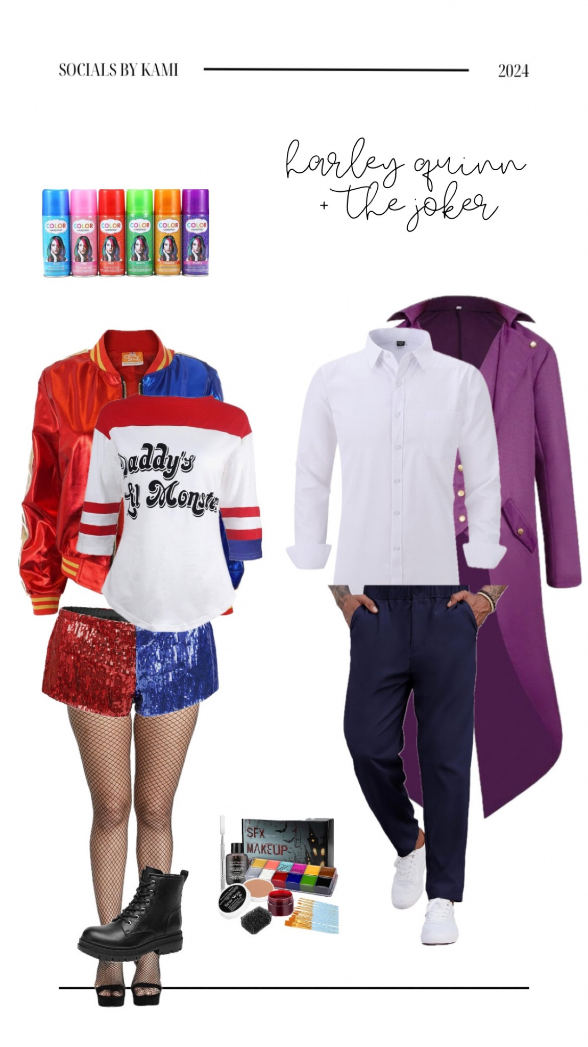 couples Halloween costume 2024

harley quinn + the joker 🎭

Amazon Exclusive Finds

#LTKSeasonal #LTKStyleTip #LTKFindsUnder50