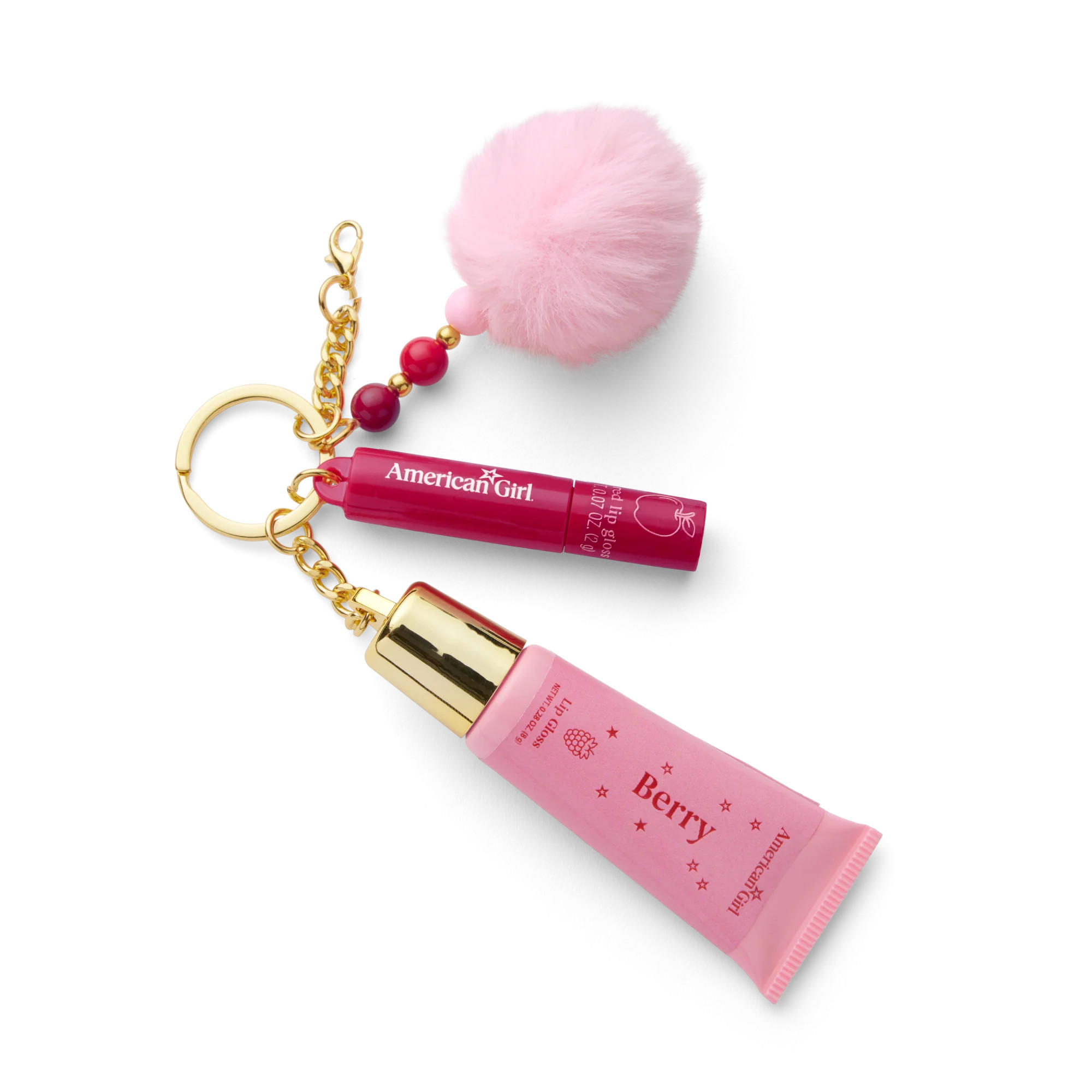 American Girl\u2122 Lip Gloss Keychain Set for Girls | American Girl