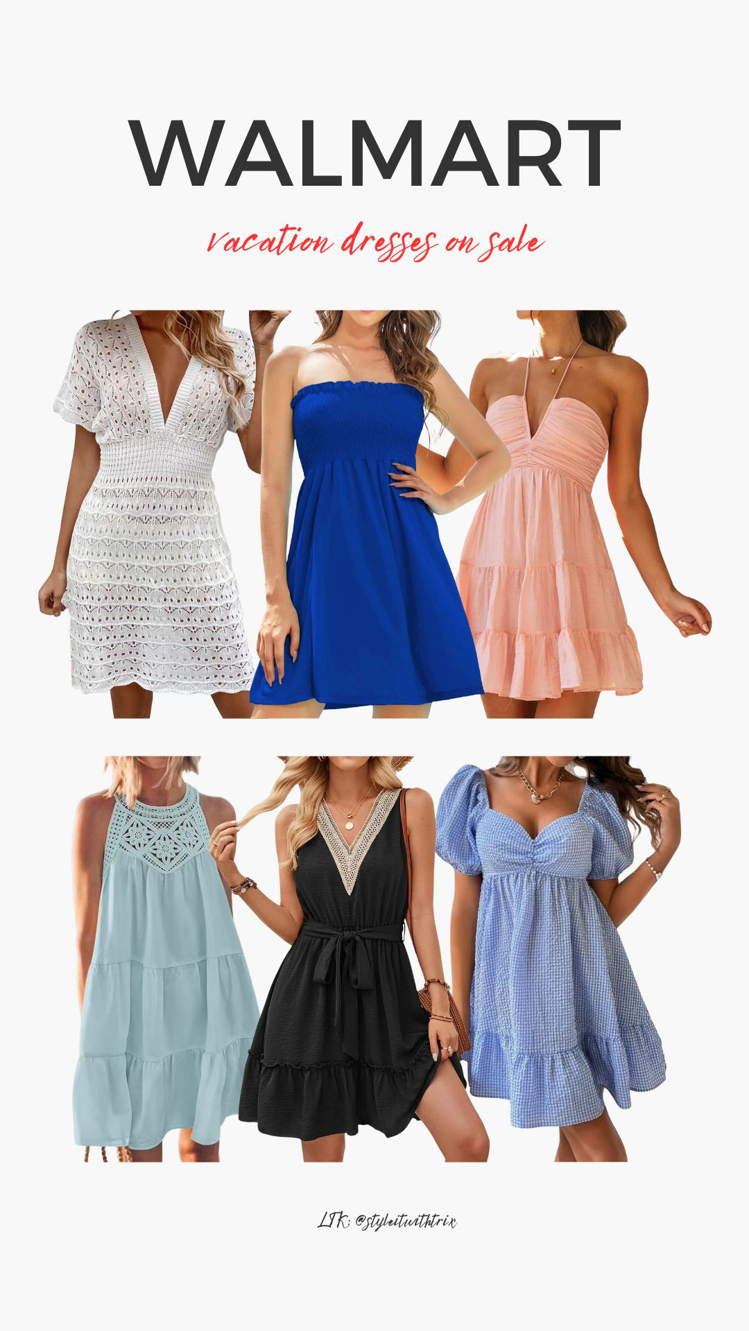 Vacation dresses on sale at Walmart 💕 

 #LTKSaleAlert #LTKFindsUnder50 #LTKStyleTip