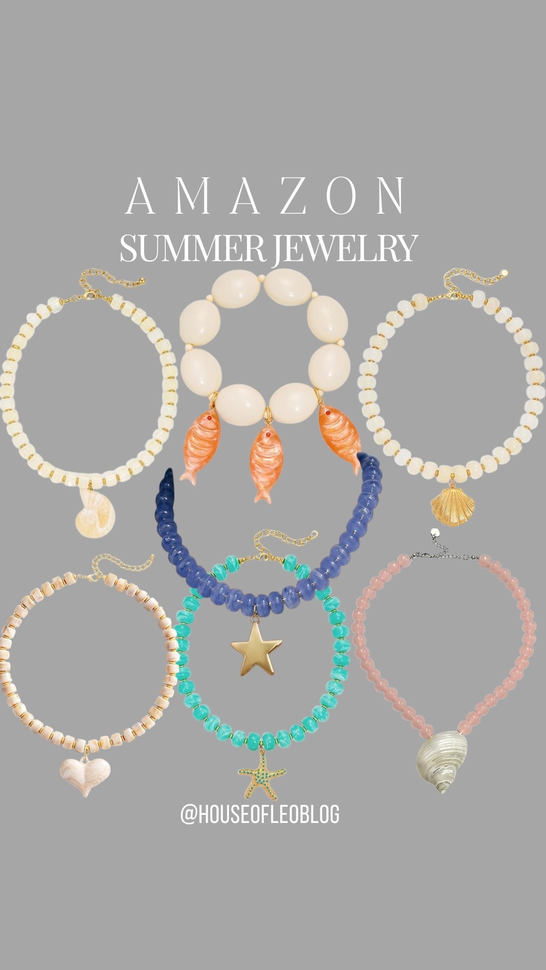 Amazon jewelry, Amazon necklaces, beaded necklaces, Summer jewelry

#LTKSaleAlert