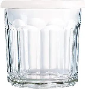 Luminarc Arc International Working Storage Jar/Dof Glass with White Lid, 14-Ounce, Set of 4 (H681... | Amazon (US)