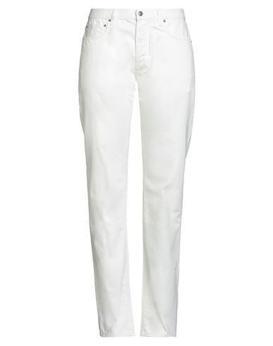 The Big White Blue Woman Jeans White Size 29 Cotton, Polyester | YOOX (US)