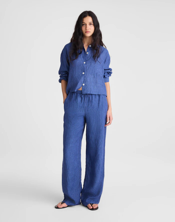 Pull-On Pants in 100% Linen | Madewell
