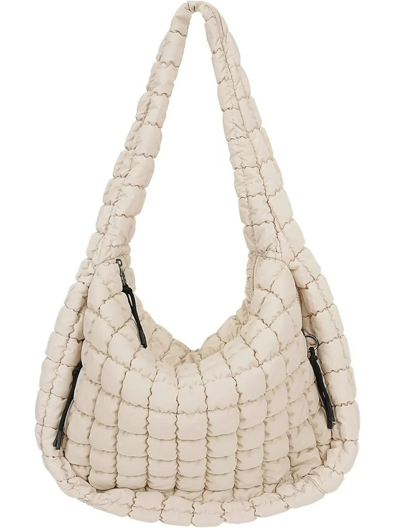 Lohol Quilted Tote Bag for Women - Large Lightweight Puffer Shoulder Bag & Hobo Carryall | Walmart (US)