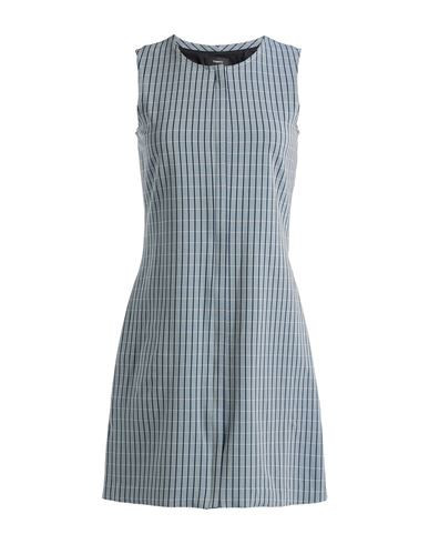 Theory Woman Mini dress Slate blue Size 0 Viscose, Elastane | YOOX (US)